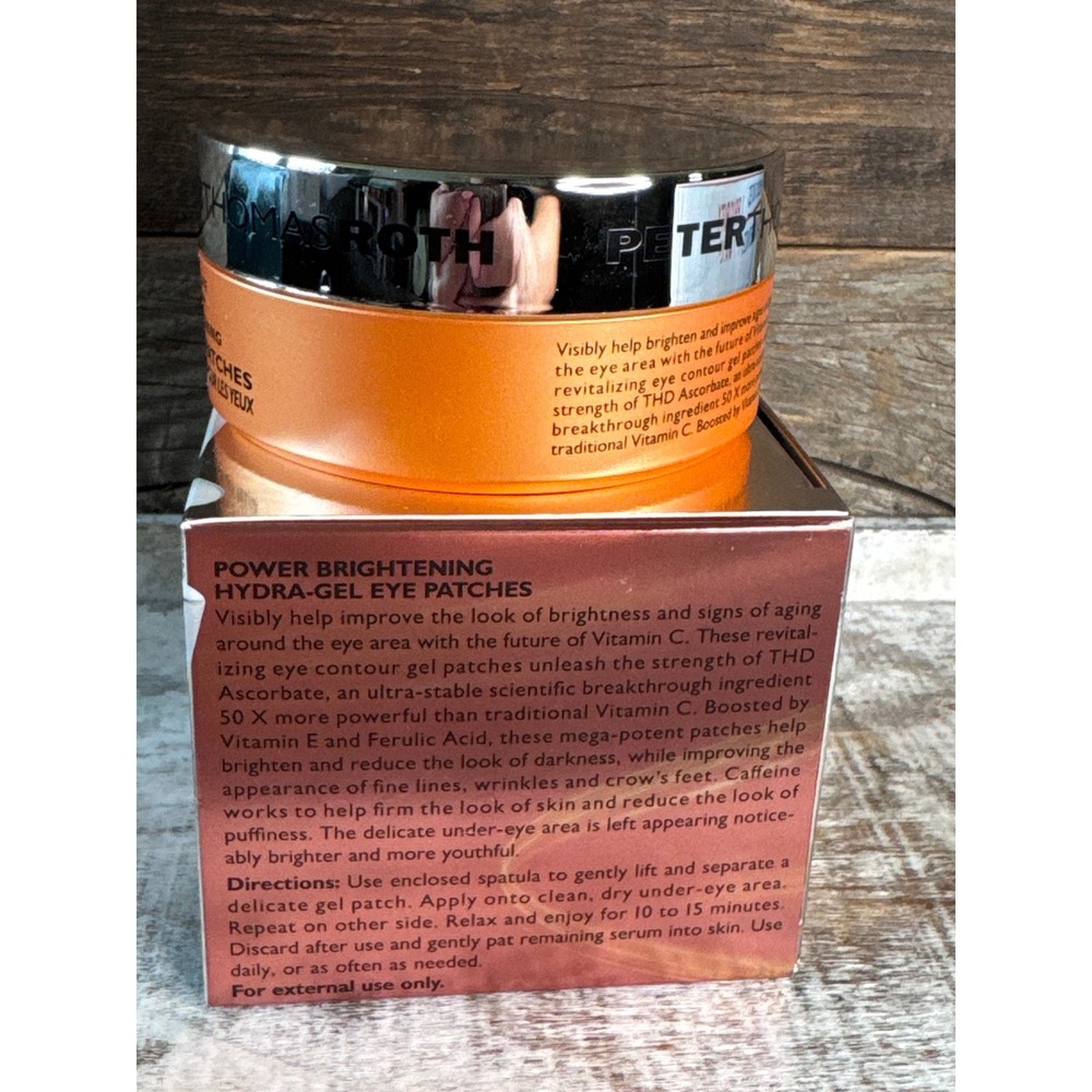 Peter Thomas Roth Potent-C Eye Patches | 30 Pair Brightening NIB | MSRP $65 - Picture 4 of 7